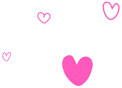 Four Pink Hearts